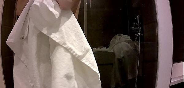  Antonia Sainz in the shower on hotel
